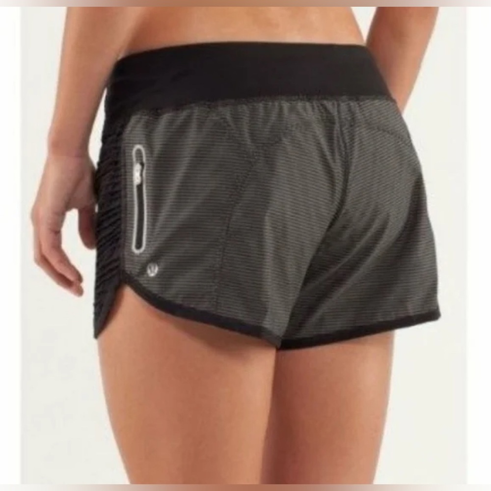 LULULEMON Run Bright at Night Tonka Stripe Women's Shorts